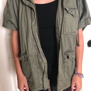 AE Short Sleeve Military Jacket